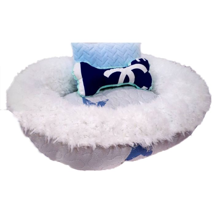 Лежанка для тварин Кораблик 60  50 см Stars grey 