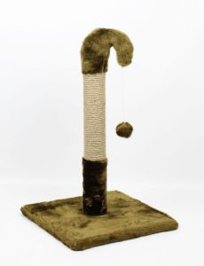 Когтеточка Гном джутова основа 37  37 см, Коричневий