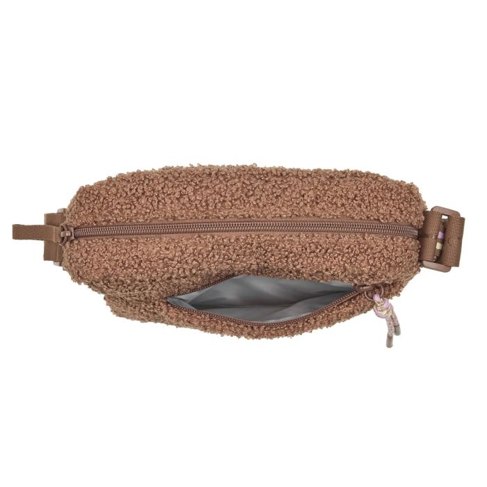Квадратна сумка для ласощів та аксесуарів собак Palopa Noka Teddy-Fleece Коричневий