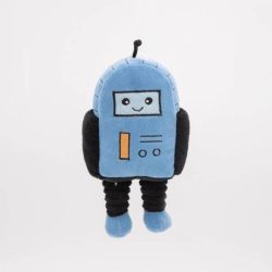 М'яка іграшка для собак робот ZippyPaws Rosco the Robot з пищалкою