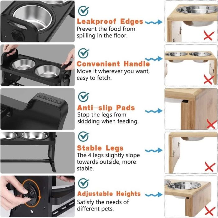Барчики пластикові складні з металевими мисками 200млмиска3 ур. висоти