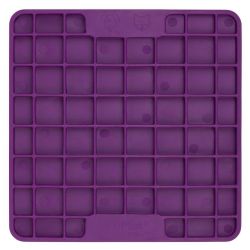 Лизальний килимок антистрес для маленьких собак собак LickiMat Mini Playdate Purple, м'яка основа