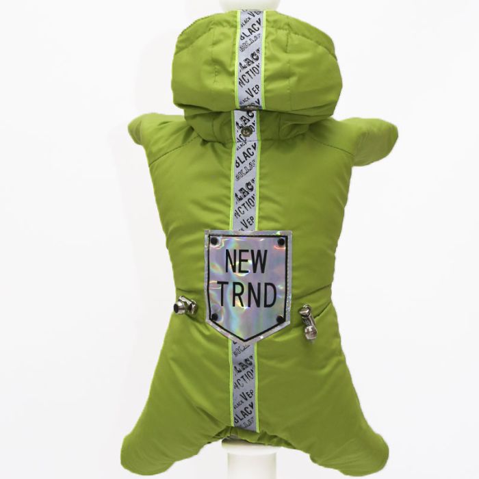 Авокадо комбінезон для собак хлопчиків на силіконі S