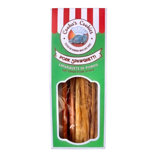 Натуральні ласощі для собак Cooka's Cookies Pork Spawghetti 100% Свинячі кишки 60 г