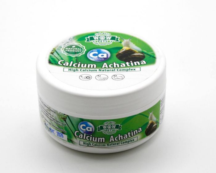 Wow Pets Achatina Calcium, Корм для Ахатин з кальцієм, 175 г 