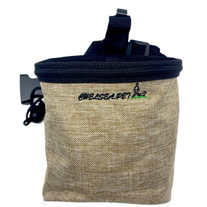 Сумка для дресирування CHELSEA PET Меланж з поясом 17155 коричнева