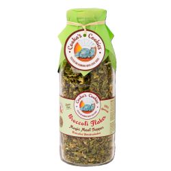 Натуральний топер (вітамінна та смакова добавка) для собак Cooka's Cookies Сушені пластівці з броколі 160 г