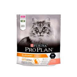 PRO PLAN Elegant сухий корм для котів із чутливою шкірою та від випадіння шерсті з лососем 400 гр