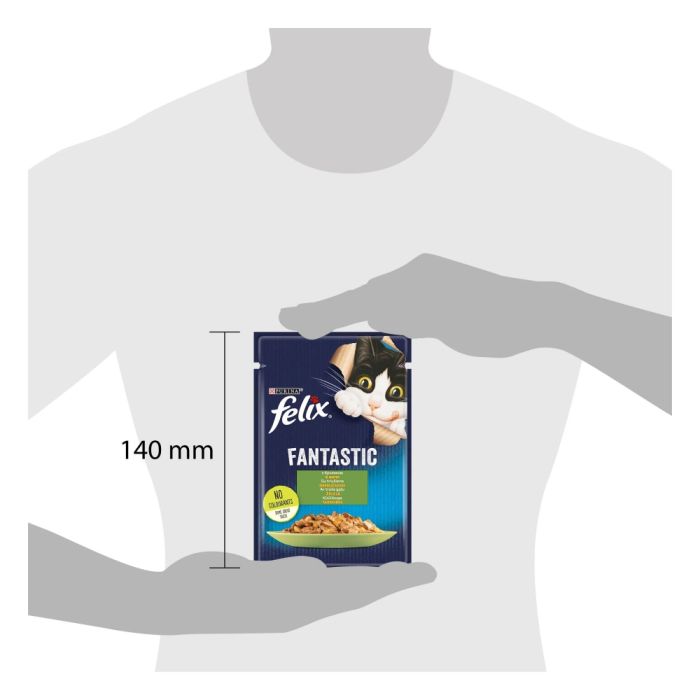 Purina Felix Вологий корм для котів із кроликом в желе 85г 