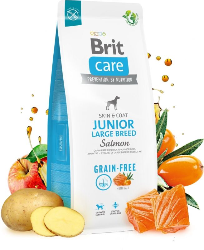 Brit Dog Grain-free Junior Large Breed Сухий корм для молодих собак великих порід 1 кг