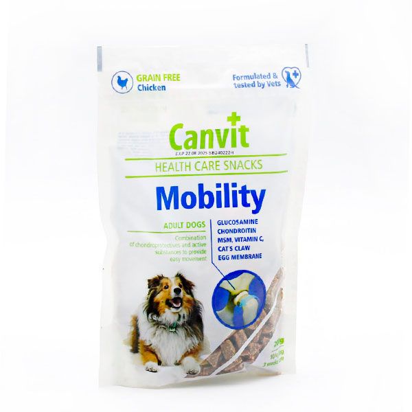Canvit Mobility Ласощі для собак з проблемами опорно-рухового апарату 