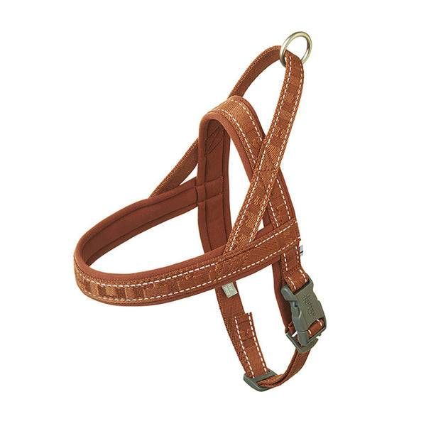 Пом'якшена шлея для собак Hurtta Casual harness ECO 50-60 Коричневий
