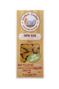 Натуральне печиво для собак Cooka's Cookies Barkissini Куркума з овочами та фруктами 100 г (рослинний білок)