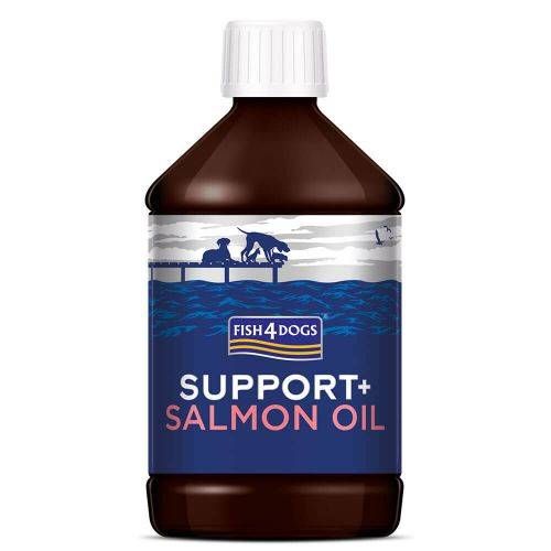 Лососева олія для собак Fish4Dogs Support+ Salmon Oil 500 мл