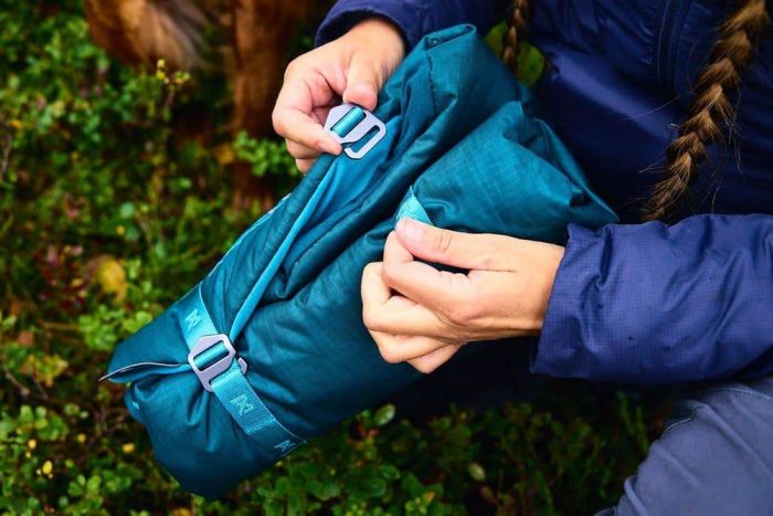 Складаний килимок для собак Trekking dog bed Non-stop dogwear Темно-бірюзовий L