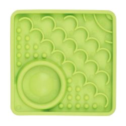 Лизальний килимок антистрес для кошенят LickiMat Kitty Green