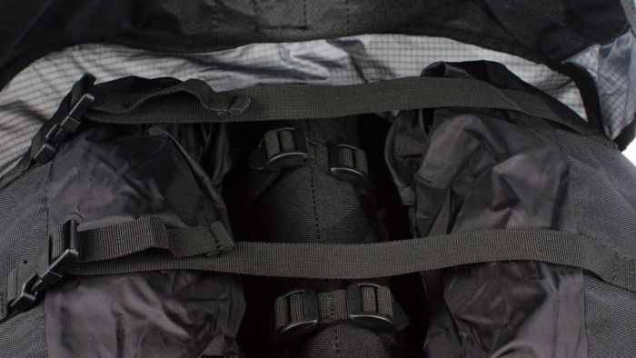 Рюкзак для собак Amundsen pack Non-stop dogwear Чорний/Сірий M