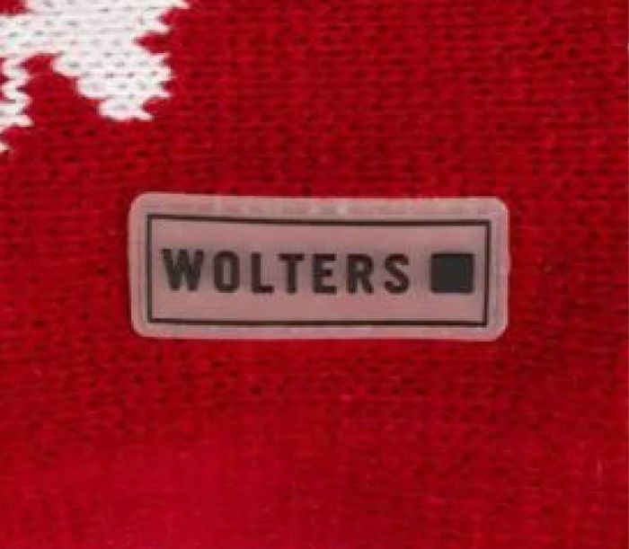 В'язаний светр для собаки Wolters Moose з візерунком Лось 40 см Червоний