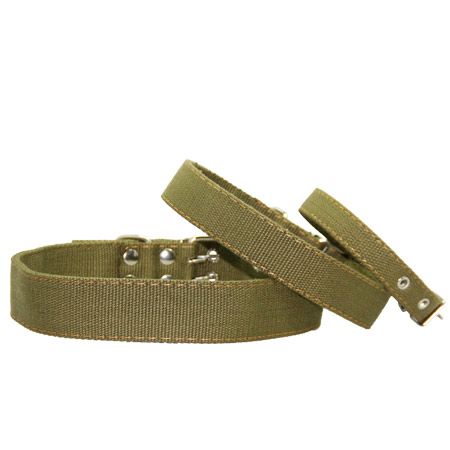 Нашийник економ брезент подвійний 54-67 см