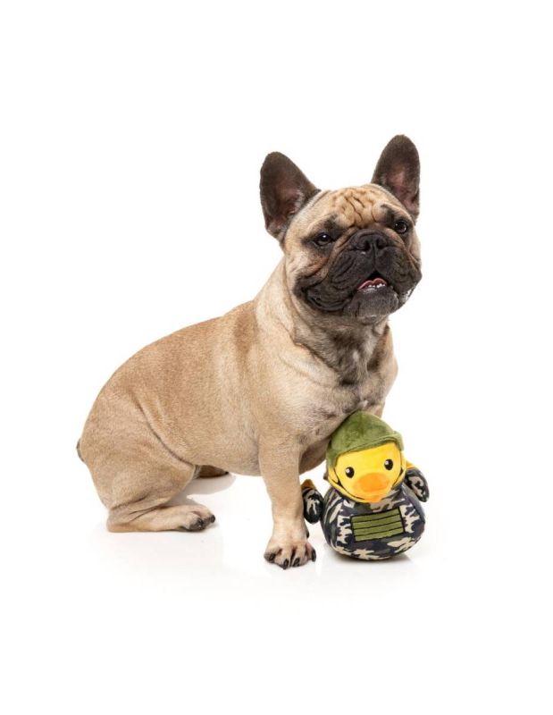 М'яка іграшка для собак FuzzYard Качка-командир