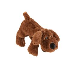 М'яка іграшка для собак Wolters Plush Собака 20 см Коричневий без звуку