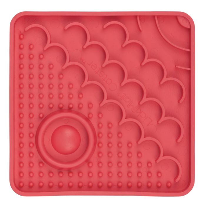 Лизальний килимок антистрес для кішок LickiMatster Pink