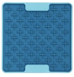 Лизальний килимок антистрес для маленьких собак собак LickiMat Mini Tuff Buddy Turquoise, тверда основа