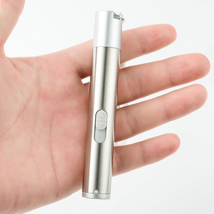 Лазерна указка для кота 3 в 1 10см з зарядкою USB 