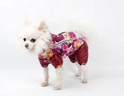 Набір Фрезія жилет силікон + комбінезон велсофт бордо (дівчинка) XS