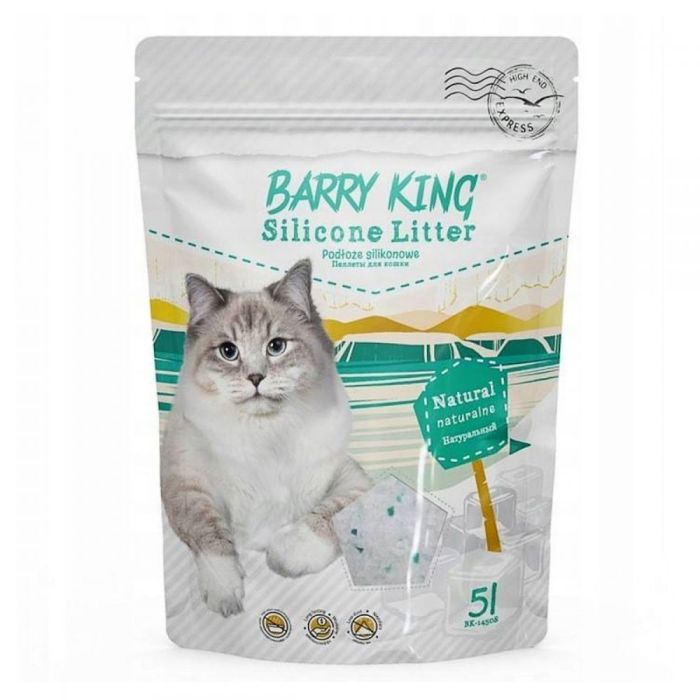 Наповнювач Barry King Natural силікагелевий для котів 5л  2,1 кг 