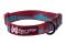 Нашийник для собак Trail quest collar Non-stop dogwear Бордовий із синім S
