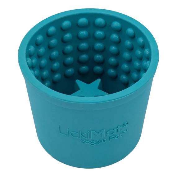 Миска повільного годування собак LickiMat Yoggie Pot Turquoise