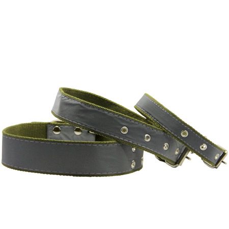 Нашийник брезент одинарний світловідбиваючий 41-58 см