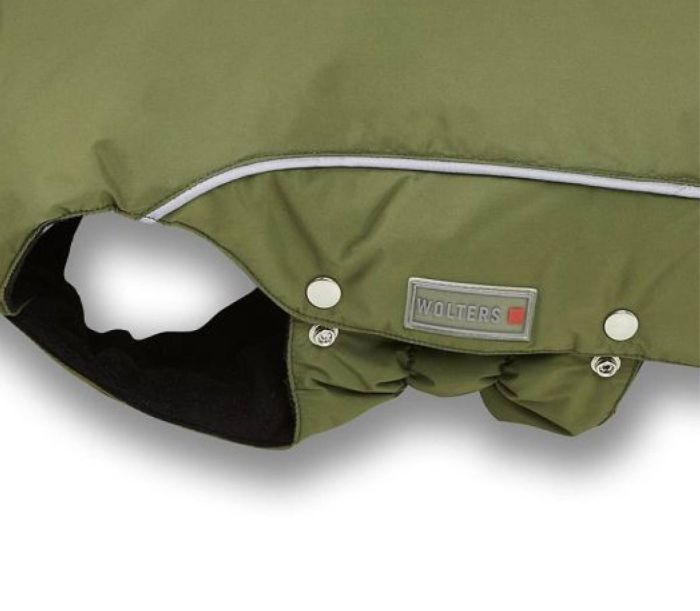 Куртка парку для собак Wolters Amundsen для Мопсів та Бульдогів 40 см Оливковий