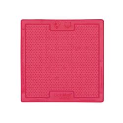 Лизальний килимок антистрес для собак LickiMat Soother Pink мʼяка основа
