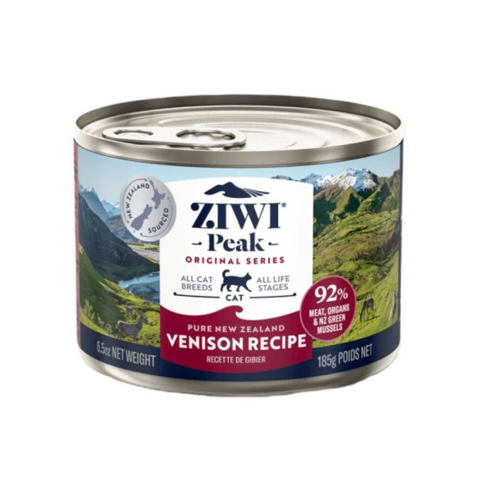 Повнораціонний вологий корм для котів Ziwi Peak Original Series Оленина 185 г