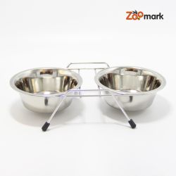 Стійка БАР 2 миски 0,35 л 13,5 см