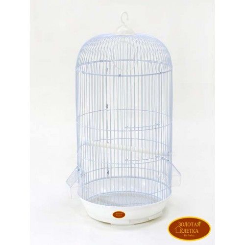 Клітка для птахів A309D висока емаль Золота клітка