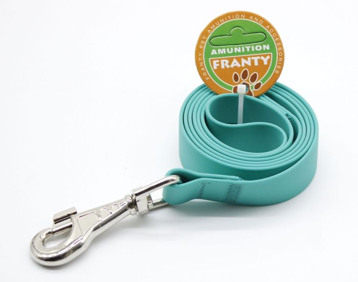 Повідець Franty Сяйво біотан Чорний 25 мм  1,2 м. Бордовий