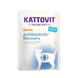 Kattovit Diet Recovery Вологий корм для кішок паштет з куркою, 85 г 