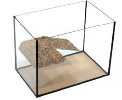 Черепашник місток 1-камінчики прямий 45л 50х30х30 см 