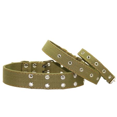 Нашийник економ брезент подвійний безрозмірний 18-48 см