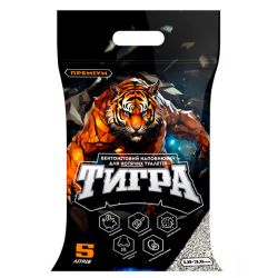 Бентонітовий наповнювач Тигра преміум чорний, 4,3 кг 