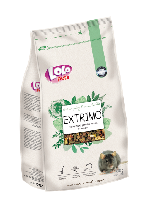 Extrimo для щурів 750 г Lolopets 70157 