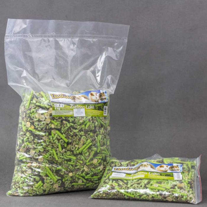 Корм для малих і середніх гризунів зелена галявина Zooraj 5 кг