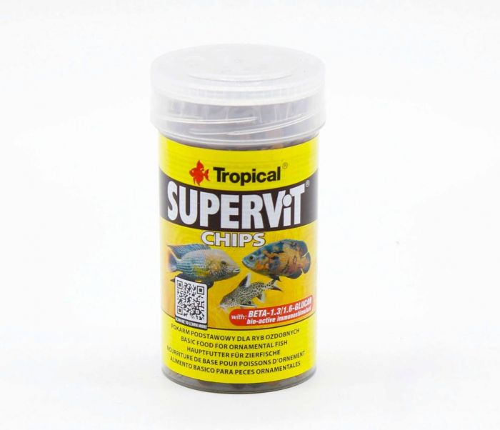 Tropical Supervit Chips - багатокомпонентний корм 100 мл  52 г. 