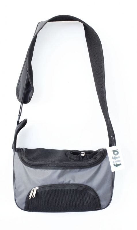 Сумка Слінг Уікенд Чорно-сіра 352116 см. 