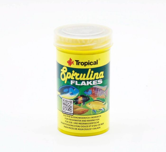 Tropical Spirulina Flakes корм з додаванням спіруліни 100 мл20 г. 