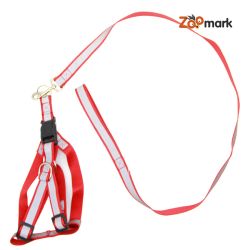 Шлея і повідець комплект 2,516-20120см стрічка зі світловідбиваючою смугою 