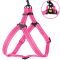 Шлея ACTIVE нейлонова зі світловідбиванням рожева 20ммОбхват Груди 45-56см
